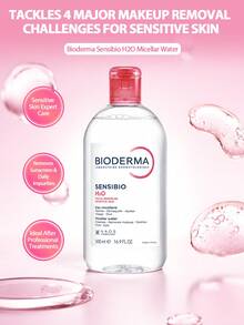 Bioderma 500ml Micellar Cleansing Water, 2 Options, Gentle & Soothing For Sensitive Skin / Oil Control & Purifying For Oily And Combination Skin, Daily Facial, Eye And Lip Home Skincare - Makeup Remover 500ml - View 2