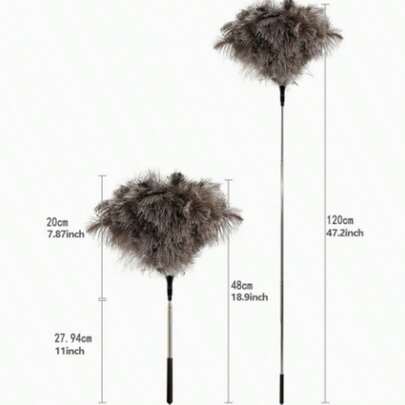 Retractable Reusable Feather Duster Cleaning Tool, Suitable For Cleaning Ceilings, Blinds, Furniture, Cars, Etc.
