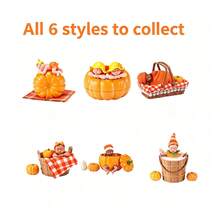 ZURU My Mini Pumpkin Sweetheart Blind Box, Cradle Scene DIY Assembly Doll Set, Mini Collectible Toys, Random Style, Suitable For Collectors - Multicolor - View 4