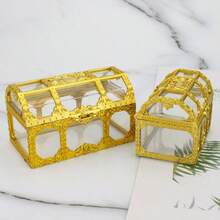 12/24 PCS Plastic Jewelry Box Packaging Box, Empty Gift Box Mini Jewelry Box, Suitable For Weddings, Bride Gift Giving Events, Birthday Parties, Storing Gifts And Small Gifts For Presents. - Treasure Chest Candy Box - View 8