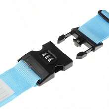 2pcs Travel Luggage Security Lock Durable Nylon Packing Straps - A - View 6