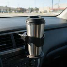 Universal Car Cup Holder – Adjustable Air Vent Mount For Large Tumblers & Travel Mugs, Secure Fit For Dashboard Or Console - A - View 5
