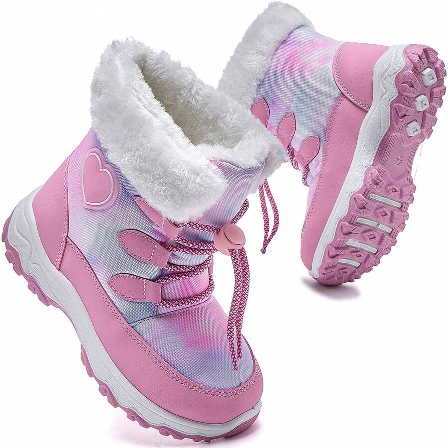 Girls' Winter Outdoor Warm Snow Boots