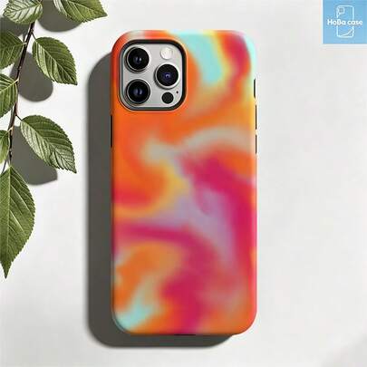 HoBa case 1 Pc The 2D Flat Pattern 2-In-1 Soft Film Full Coverage Phone Hard Case, Suitable For Galaxy A23/A24/A25/A32/33/S25, Suitable For Apple 7/8/11/12/13/14/14Plus/15/15Plus/16/16Plus/7/8Plus/17/17Pro,Korean Stylish & Interesting Phone Case,Elegant Design Suitable For Both Men And Women, Ideal Gift For Girlfriend On Easter, Spring, Birthday