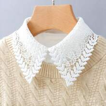 1pc Minimalist Elegant Hollow Fake Collar, Women's Fashion Versatile Sweatshirt, Suitable For Daily Wear - Multicolor - View 4