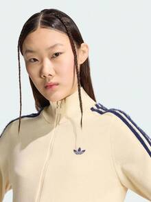 Adidas Originals 女款 KNIT FB TT 針織無領外套 KS6797 - 米色 - 查看 4