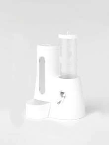 Multi-Function Hamster Feeding Device 2-In-1 Feeder & Water Bottle Anti-Slip Base Visible Feeding Window Small Rodent Cage Accessory Suitable For Hamsters, Gerbils, Sand Rats - D - View 9