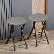 2pcs Round Stool Covers With Elastic Edge, Machine Washable, All Season, Fits 9.4-11 Inch (24-28cm) Diameter Round Stools With Seat Thickness Less Than 1.2 Inch (3cm), Home Dining Chair, Please Check Size Before Ordering, Christmas Birthday Gift Choice - Multicolor - View 13