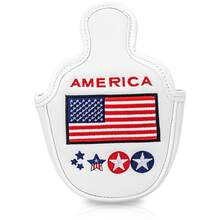 1PC Semi-Circular Mallet Golf Putter Cover, Premium PU Material With Exquisite Embroidery, Soft Inner Lining, Durable Wear-Resistant, Unisex Putter Accessory, Fits Most Brand Putters - Multicolor - View 8