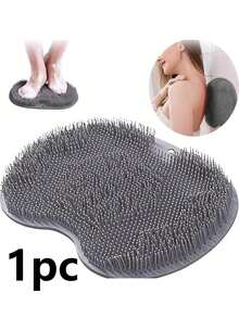 Silicone Foot Massager And Scrubbing Mat, Suitable For Bathroom Use – Can Be Used For Bathing, Back Massage, And Foot Massage. Silicone Non-Slip Mat, Bathroom Floor Mat, Home Bathroom Decor, Autumn Decor, Back To School Decor - A - View 9