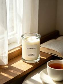 1pc Luxury Scented Candle Gift, Suitable For Birthday, Wedding, Thanksgiving And Christmas Decoration, Create Warm Atmosphere, Suitable For Home Decor And Graduation Gift, Long-Lasting Indoor Fragrance, Graduation Gift - one-size - View 4