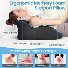1pc 3rd Generation Ergonomic Hip Cushion, Portable Multi-Function Memory Foam Comfortable Pad, Couple Seat Cushion, Low Hip Cushion, Multi-Function Prone Sleeping Pillow, Suitable For Home, Office, Yoga, Daily Rest, Reading And More - All-season Cushion - View 3