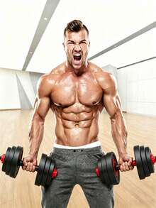 Adjustable Dumbbell Set Quick Lock Red Collars, Wear-Resistant Plates Convertible To Barbell, Home Gym Full Body Training Weights, Suitable For Men Women Fitness Beginners & Workout Lovers - Multiple Specifications - View 9