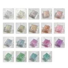 10g/Pack, Approx. 150pcs, Approx. 2*4mm Colorful Shiny Abacus-Shaped ...