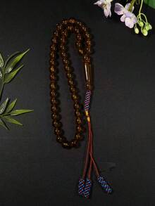 New Woven 3-Tassel 45-Bead Transparent Acrylic Prayer Beads For Daily Arabic Prayer - Multicolor - View 3