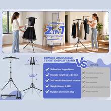 Freestanding Home Steamer Stand, Foldable Floor Rack, Height Adjustable Vertical Clothes Rack, Large Garment Rack, Bedroom And Walk-In Closet Steam Iron Stand, Portable Travel Steamer Stand - View 11