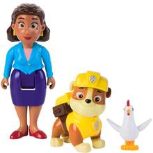 Anime Character Statues, Busts And Models, Spin Master PAW Patrol Mayor Goodway & Rubble Character Figure Set, Rotating Heads And Movable Limbs, Collectible Toy Figures, Desk Display Decorations, Idea For Birthday Gifts, Party Favor, Christmas Gift, Stocking Fillers, Fans - Multicolor - View 16