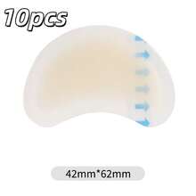10pcs Multi-Shape Gel Waterproof Patches, Waterproof Self-Adhesive Foot Protection Patches, Soft Anti-Friction Cushion Pads For Heel, Toe And Foot - Multicolor - View 10