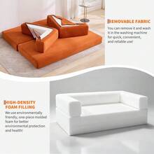 Sofa Bed Frame - Orange - View 3