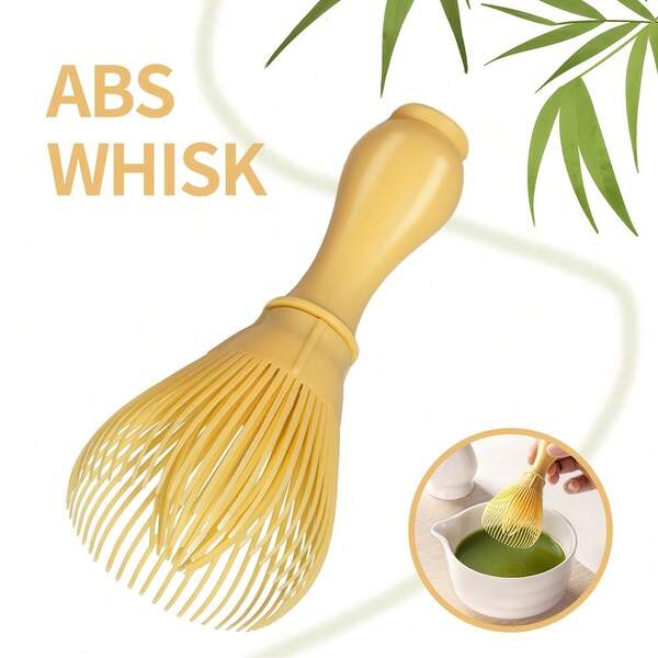 1pc Reusable Resin Matcha Whisk, Traditional Matcha Whisk, Plastic Matcha Whisk, Green Tea Brush, Japanese Tea Whisk, Dishwasher , Easy To Clean, Matcha Whisk Stirring Tool Tea Set Accessory, DIY Japanese Etiquette Plastic Matcha Whisk - Practical Brush, Suitable For Coffee And Green Tea, Teapot Tool, Grinding Brush, Essential For Tea Brewing | Elegant Design | Durable Plastic