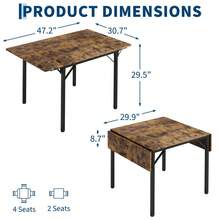 Dining Tables - Brown - View 2