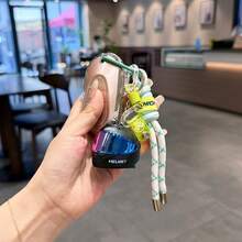 Creative Colorful Motorcycle Helmet Keychain Couple Style Bag Charm Relaxing Motorcycle Helmet Phone Lanyard Car Key Chain Gift - Multicolor - View 6