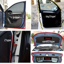 Car Hood Seal Strip, Trunk Seal Strip, D-Shaped Dust-Proof Seal Strip, Universal Car Door Seal Strip, Self-Adhesive Noise-Reducing Door And Window Rubber Strip, Universal Door Seal Strip, Self-Adhesive Rubber Door Sound-Insulating Seal Tape, Enhanced Noise-Reducing Seal Decorative Strip, Suitable For Car Doors, Windows, Trucks, RVs, All Vehicles - D-shaped Dustproof Seal Strip - View 9