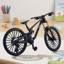 1 pieza Nuevo modelo de bicicleta de aleación de metal, bicicleta de montaña simulada, bicicleta, bicicleta de carretera, juguete decorativo de exhibición, regalo - Multicolor - Ver 26