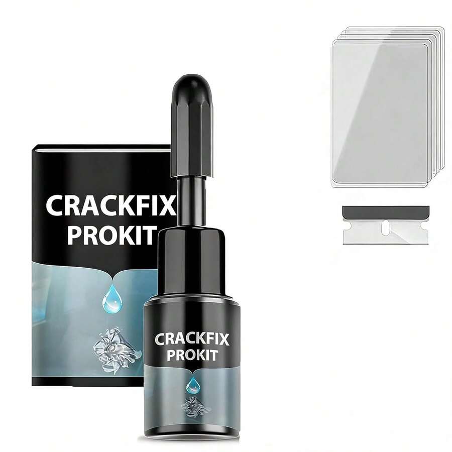 Kit de reparación de parabrisas de coche, adecuado para cristales de coche y ventanas laterales. - A - Ver 1
