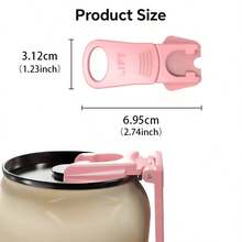 Can Opener And Lid Set, Beverage Protection Cover, Suitable For Parties, Barbecues, Camping, And Travel - Color: Random - View 8