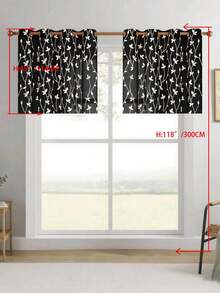 1pc/2pcs Premium Boho Style Embroidered Sheer Curtains For Living Room & Bedroom, Minimalist Line Art Voile Drapes, Fade Resistant Soft Light Blocking Breathable Home Decor, Easy To Install And Maintain - Black - View 54