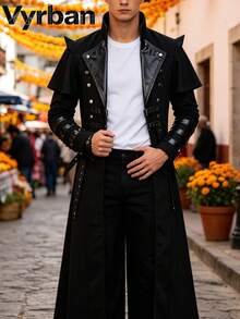 Men Trench Coats - Black - View 3