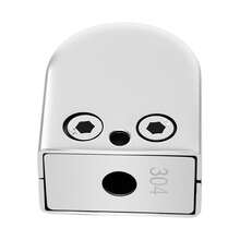 Heavy‑Duty Stainless Steel Glass Fence Clips, With Firm Mounting Screws, Suitable For Indoor Outdoor Square Post Installation - C - View 3