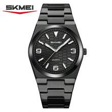 Skmei 2761 Men's Quartz Alloy Watch Business & Sports-Style Waterproof Luxury Watch - Black - View 7