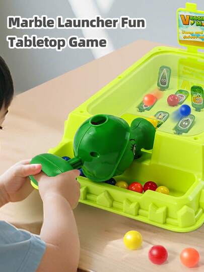 Juego de tiro de mesa para niños, juguete interactivo divertido, ejercicio de coordinación mano-ojo, juguete de regalo para niños y niñas