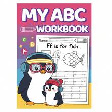 ABC Alphabet Tracing & Phonics Practice Notebook, Uppercase & Lowercase Letter Writing, Letter Recognition, Picture Vocabulary, Pencil Control & Handwriting Exercises For Home Learning And Classroom Practice - ABC Alphabet Learning - View 1