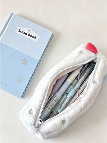 Tempat Pensil Kue Gulung Swiss Kapasitas Besar Tas Penyimpanan Alat Tulis Berbentuk Kue Gulung Tas Pena Sentuhan Lembut Tas Penyimpanan Multifungsi Cocok Untuk Sekolah Kantor Perjalanan Tas Pensil Desain Makanan Penutup Unik Tempat Pensil Penting untuk Siswa - MultiWarna - View 2