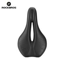 ROCKBROS 1pc Sports Comfortable Seat Cushion: Shock-Absorbing And Anti-Impact, With Hollow Air Channel For Heat Dissipation, Making Cycling More Comfortable - Black - View 10