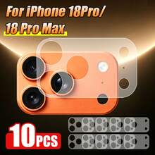 XINHONGYU 10片 9H 奈米磨砂鏡頭底座保護膜，相容於 Phone DUO/18 Pro Max/Phone 18 Pro/Phone 17 Pro Max/Pro/Air/17 系列，防指紋/防眩光/防刮，精準切割，無氣泡，易安裝，相容手機殼，支援無線充電，防泛黃，高清晰透明，耐用極簡相機保護 - 10件 - 查看 12