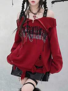 Women Cardigans - Burgundy - View 7