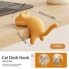 Cute Cat Desk Side Hook, Punch-Free Backpack Hanger For Office School Home Storage - Hook - View 12