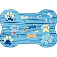 1pc Pet Feeding Mat, Cat And Dog Bowl Food Mat, Non-Slip Absorbent Pet Floor Mat, Rubber Backing, Easy To Clean, Suitable For Cat Beds, Cat Toys And Pet Bowls, Perfect For Cat And Dog Owners - View 18