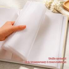 1pc Photo Album For 4*6inch Photos, Large Capacity, Full Landscape Pocket Design, 6 Inch 200 Photos, Suitable For Organizing Travel Memories And Group Photos From Various Events - A - View 5