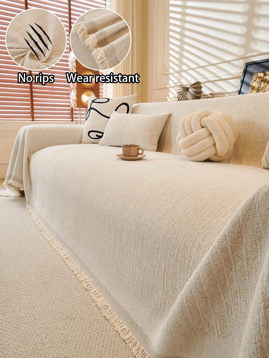 ZXZGM 1 pièce Housse de canapé en velours minimaliste de luxe, housse de canapé de style bohème, housse de canapé de luxe épaisse et à la mode, texture de qualité premium haut de gamme, décorer le canapé, protéger le canapé, décoration de la maison, adapté aux animaux de compagnie, antidérapant, anti-poussière, anti-griffures de chat, adapté aux animaux de compagnie, utilisation toute saison, convient pour la chambre, le salon, la librairie, le bureau, la voiture, le club, la fête, canapé 1-4 personnes, canapé en L, housse de canapé, housse de canapé