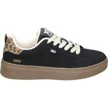 XTI Women Wedge Sneakers - Black - View 1