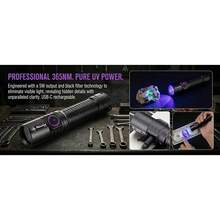 365nm UV Flashlight Black Light, Alonefire 5W High Power USB Rechargeable Ultraviolet Torch, Pet Urine & Ringworm Detector For Cat Dog Stain, Money Authentication, Scorpion Finding, Invisible Ink Check - Multicolor - View 3