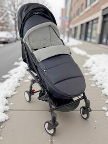 1pc Universal Thickened Windproof Waterproof Warm Winter Footmuff, Anti-Kick Foot Cover Suitable For Multiple Baby Strollers - Multicolor - View 7