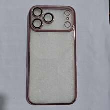 Hadaasi 1件粉色防摔鏡頭保護電鍍防塵網格超薄硬殼透明手機殼，適用於 Apple 18pro/18promax/17e/17pro/17promax/17Air/17/16pro/16promax/16plus/16/16E/15pro/15promax/15plus/15/14pro/14promax/14plus/14/13pro/13promax/13/12pro/12promax/11promax/11/XSmax - 粉色 - 查看 37