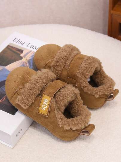 Sepatu Bayi Baru Musim Gugur/Dingin dengan Perekat Ganda dan Lapisan Termal, Sol Lembut Hangat, dan Tahan Lama.