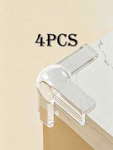 6pcs/4pcs/1pc Transparent Corner Protectors - Thickened Design For Sharp Corners - Pet- Anti-Collision Furniture Edge Guards For Tables, Chairs, Beds - Prevent Bumps - Multicolor - View 8